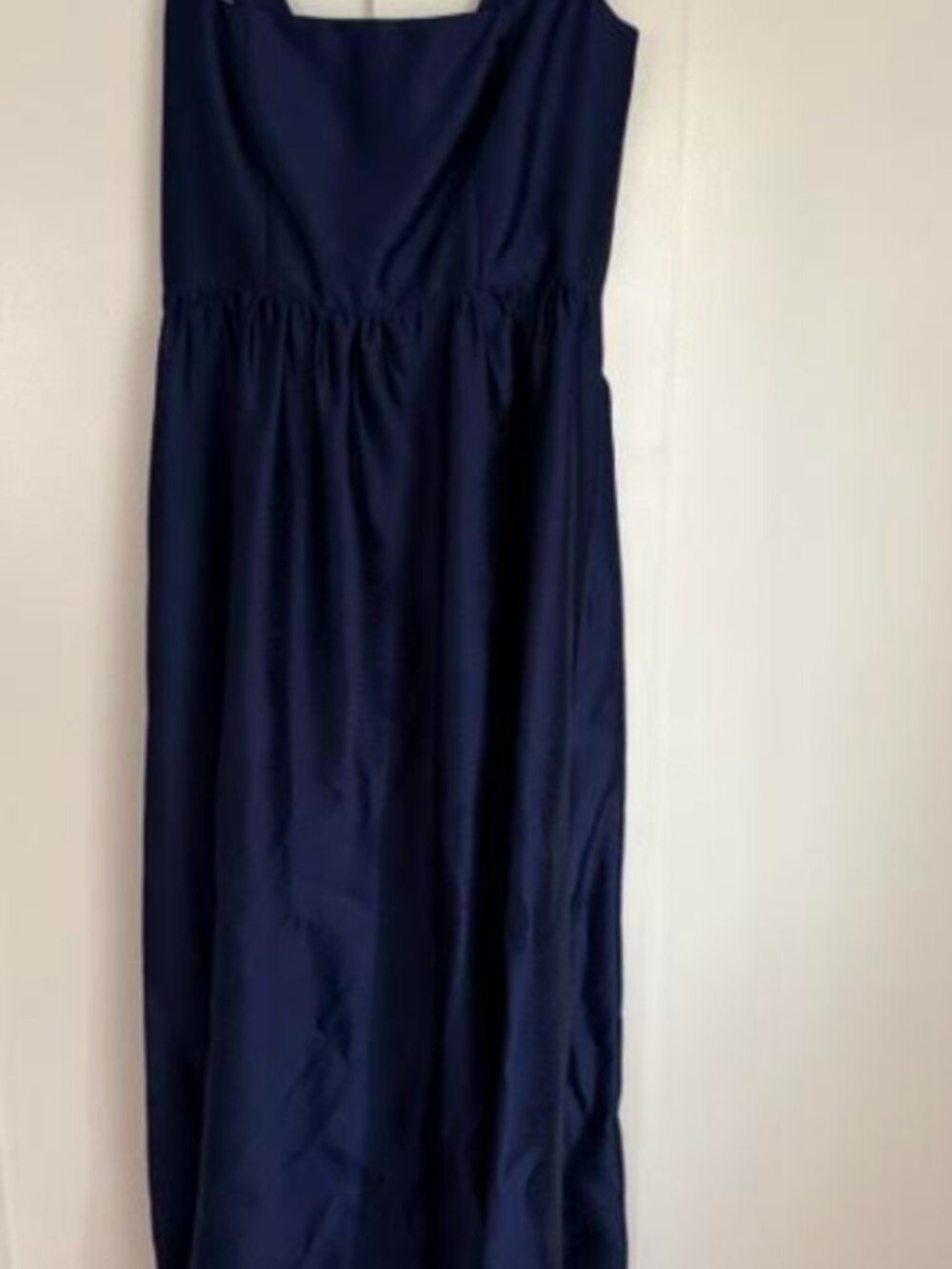 Tuckernuck Navy Dupioni Esme Dress Size Medium - Picture 3 of 3